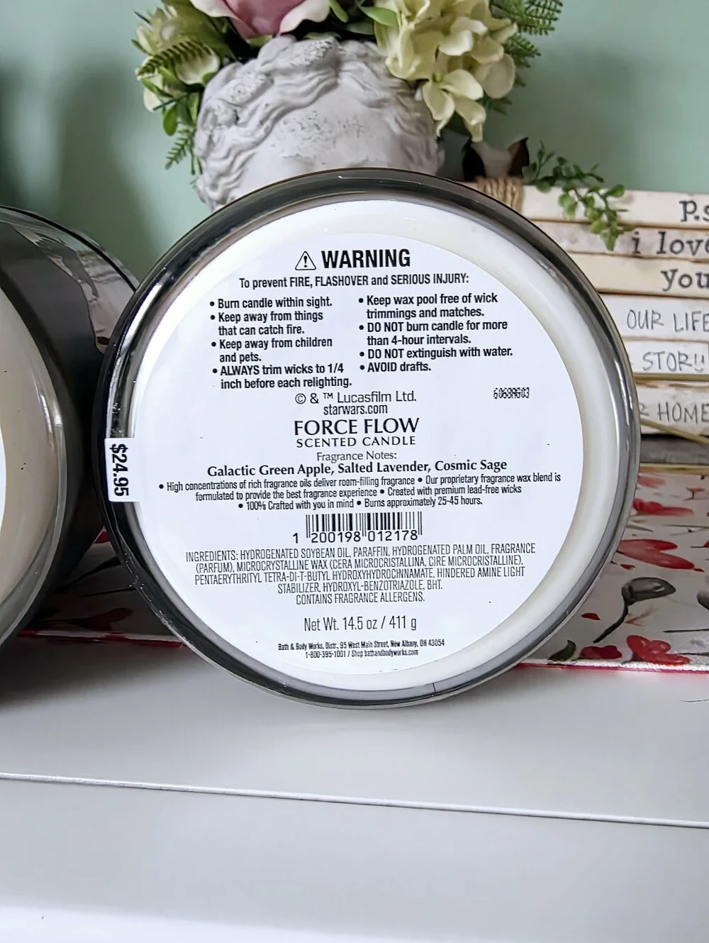 Bath Body Works Disney Star Wars Mandalorian Grogu Candles - Picture 3 of 3